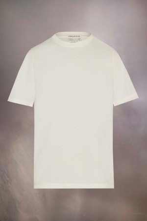 Maison Margiela 3-pack Organic Jersey T-shirts Beige | UK_MM78026