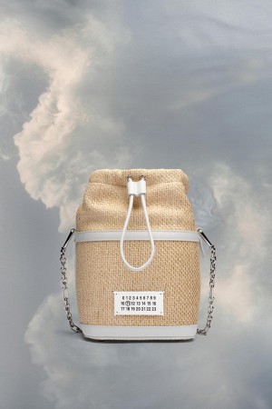 Maison Margiela 5ac Bucket Small Khaki | UK_MM53468