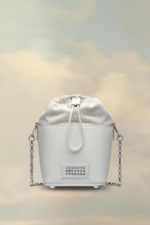 Maison Margiela 5ac Bucket Small White | UK_MM77414