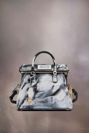 Maison Margiela 5ac Classique Bianchetto Mini Blue Black | UK_MM20192