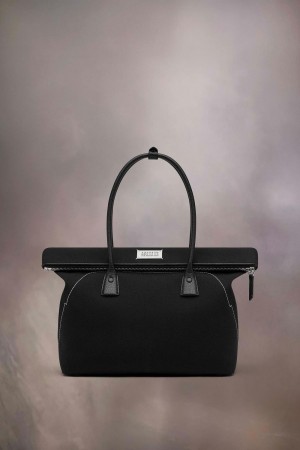Maison Margiela 5ac Shopping Medium Black | UK_MM11893