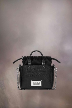 Maison Margiela 5ac Tote Horizontal Black | UK_MM82357