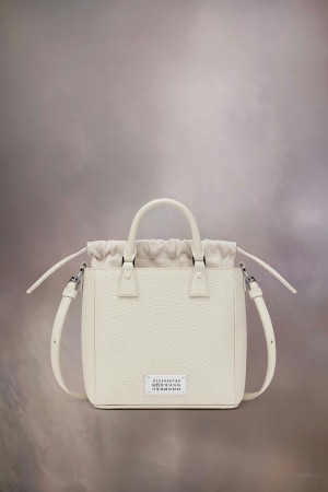 Maison Margiela 5ac Tote Vertical White | UK_MM66375