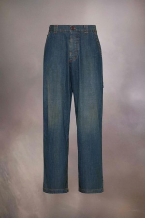 Maison Margiela Americana Wash Jeans Blue | UK_MM60007