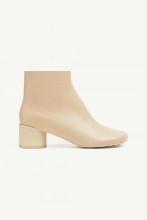 Maison Margiela Anatomic Ankle Boots Beige | UK_MM86149