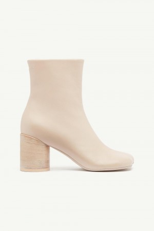 Maison Margiela Anatomic Ankle Boots Beige | UK_MM94957