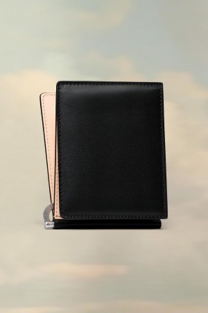 Maison Margiela Bi-fold Clip Wallet Black | UK_MM56318