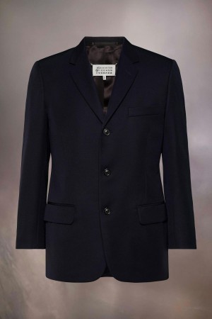 Maison Margiela British Mohair Suit Jacket Black | UK_MM45065