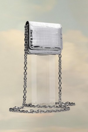 Maison Margiela Broken Mirror Chain Wallet Silver | UK_MM67109
