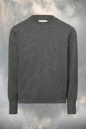 Maison Margiela Cashmere Knit Sweater Grey | UK_MM65777