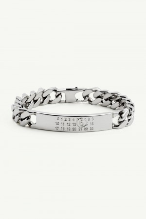 Maison Margiela Classic Chain Bracelet Silver | UK_MM56891