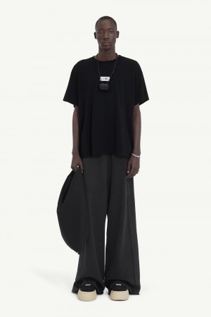 Maison Margiela Cotton T-shirt Black | UK_MM79665