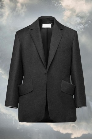 Maison Margiela Couture Pocket Suit Jacket Black | UK_MM29819