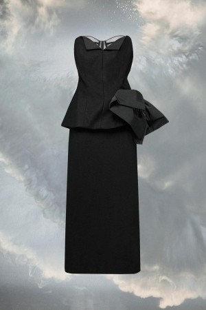 Maison Margiela DéCortiqué Dress Black | UK_MM24176
