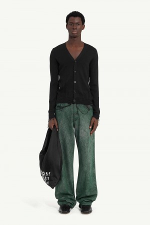 Maison Margiela Distressed Cardigan Black | UK_MM90853