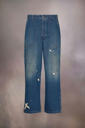 Maison Margiela Distressed Jeans Blue | UK_MM88443