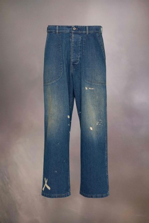 Maison Margiela Distressed Jeans Blue | UK_MM63784