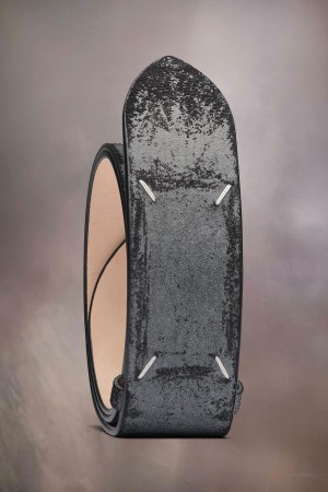 Maison Margiela Four Stitches Belt Grey | UK_MM23139