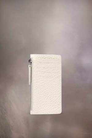 Maison Margiela Four Stitches Cardholder Wallet White | UK_MM19154