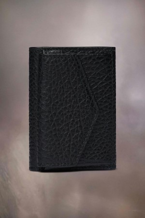 Maison Margiela Four Stitches Pocket Wallet Black | UK_MM24390