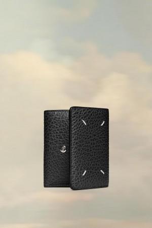 Maison Margiela Four Stitches Wallet Black | UK_MM76555