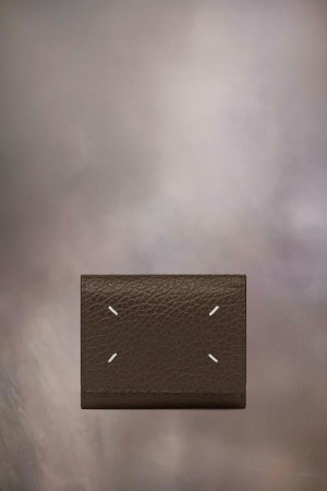 Maison Margiela Four Stitches Wallet Brown | UK_MM11876