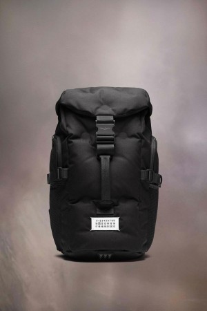 Maison Margiela Glam Slam Backpack Moon Small Black | UK_MM44979