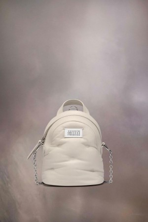Maison Margiela Glam Slam Backpack White | UK_MM20599
