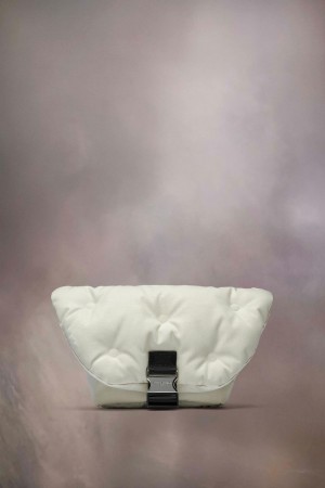Maison Margiela Glam Slam Cycle Messenger Small White | UK_MM76910