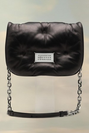 Maison Margiela Glam Slam Flap Small Black | UK_MM29840