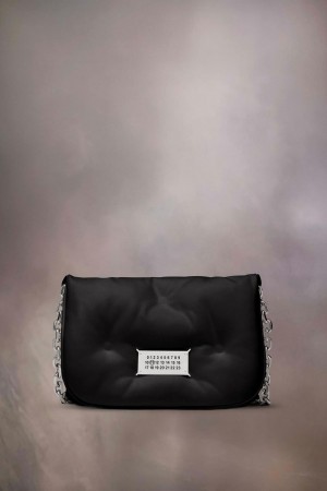 Maison Margiela Glam Slam Flap Small Black | UK_MM91768