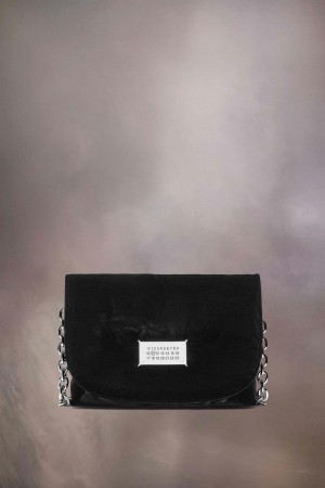 Maison Margiela Glam Slam Flap Small Black | UK_MM63521