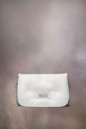 Maison Margiela Glam Slam Flap Small White | UK_MM51116