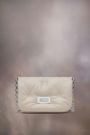 Maison Margiela Glam Slam Flap Small White | UK_MM65374