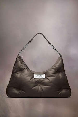 Maison Margiela Glam Slam Hobo Medium Grey | UK_MM88005