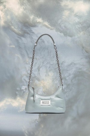 Maison Margiela Glam Slam Hobo Micro Light Blue | UK_MM18225