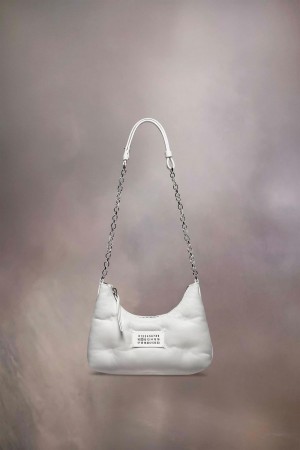 Maison Margiela Glam Slam Hobo Micro White | UK_MM24797