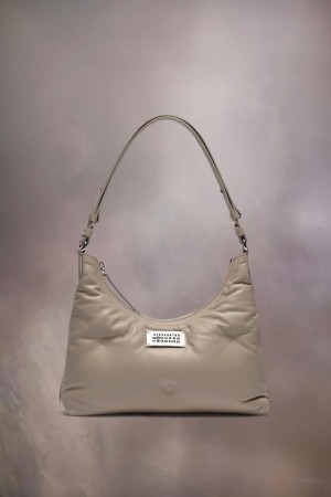 Maison Margiela Glam Slam Hobo Small Beige | UK_MM70491