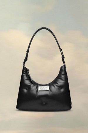 Maison Margiela Glam Slam Hobo Small Black | UK_MM15661