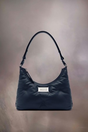 Maison Margiela Glam Slam Hobo Small Navy | UK_MM72434