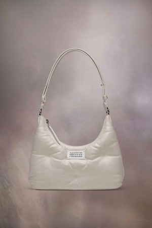 Maison Margiela Glam Slam Hobo Small White | UK_MM52816
