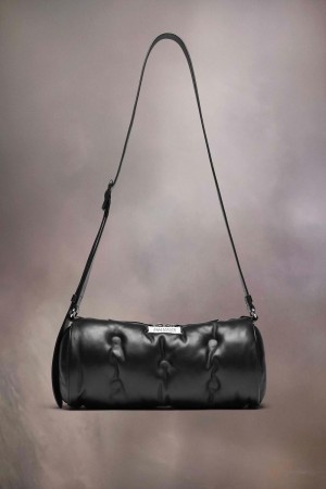 Maison Margiela Glam Slam Pillow Bag Black | UK_MM50358