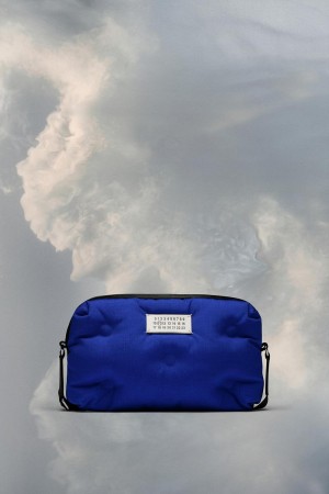 Maison Margiela Glam Slam Sport Camera Bag Blue | UK_MM89328