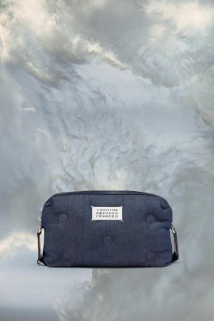 Maison Margiela Glam Slam Sport Camera Bag Blue | UK_MM93536