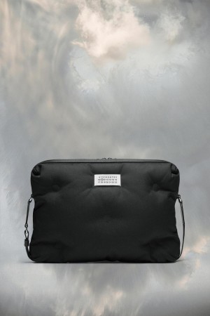 Maison Margiela Glam Slam Sport Computer Bag Black | UK_MM69566