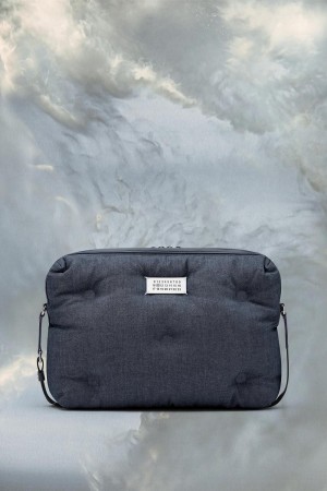 Maison Margiela Glam Slam Sport Computer Bag Blue | UK_MM91180