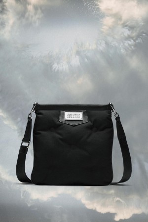Maison Margiela Glam Slam Sport Flat Pocket Black | UK_MM71133