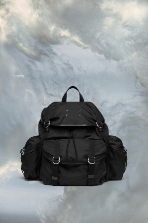 Maison Margiela High Tech XL Backpack Black | UK_MM67356