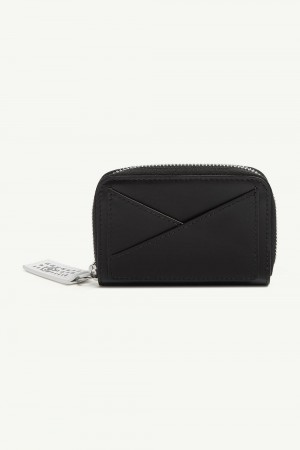 Maison Margiela Japanese 6 Zip Around Wallet Black | UK_MM49698