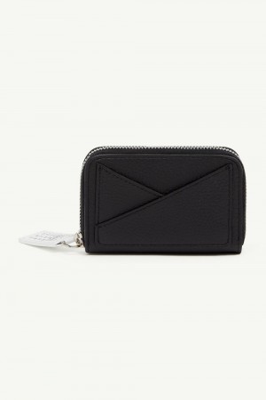 Maison Margiela Japanese 6 Zip Around Wallet Black | UK_MM52191